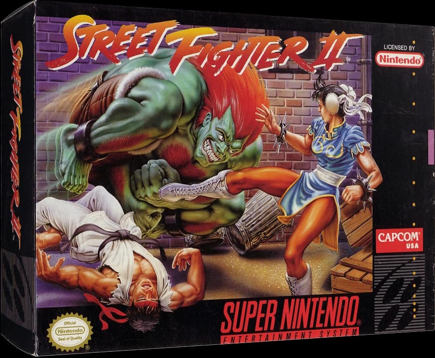 Street Fighter II box art