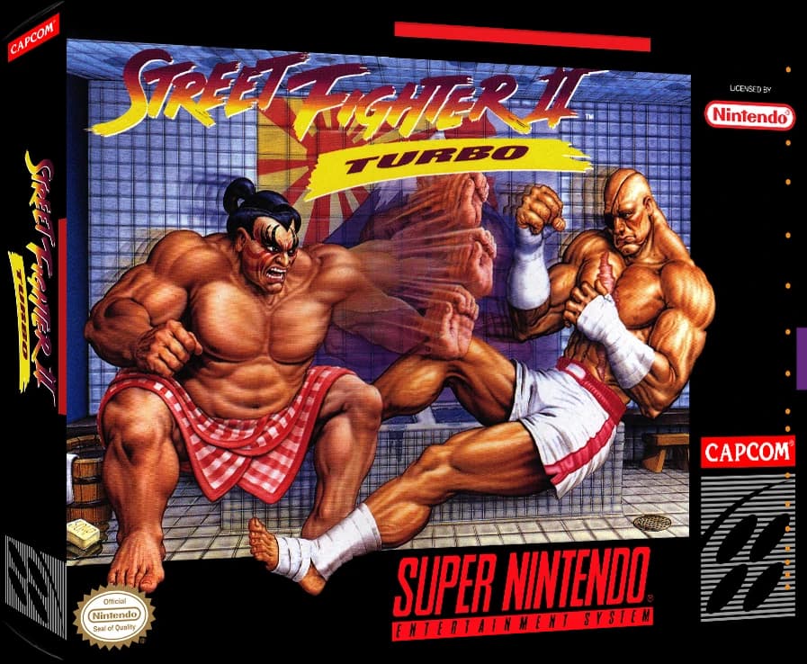 Street Fighter II Turbo box art