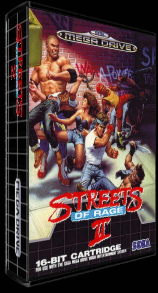 Streets of Rage 2 box art
