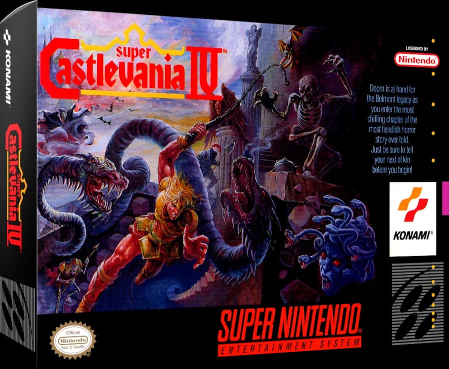 Super Castlevania IV 3D box (NA)