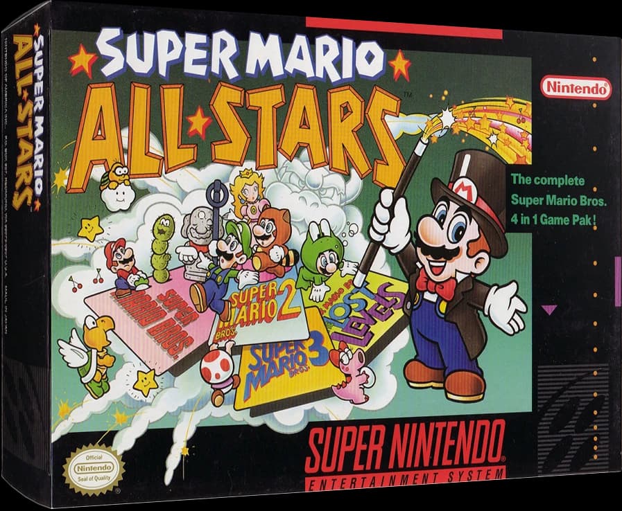 Super Mario All-Stars box art