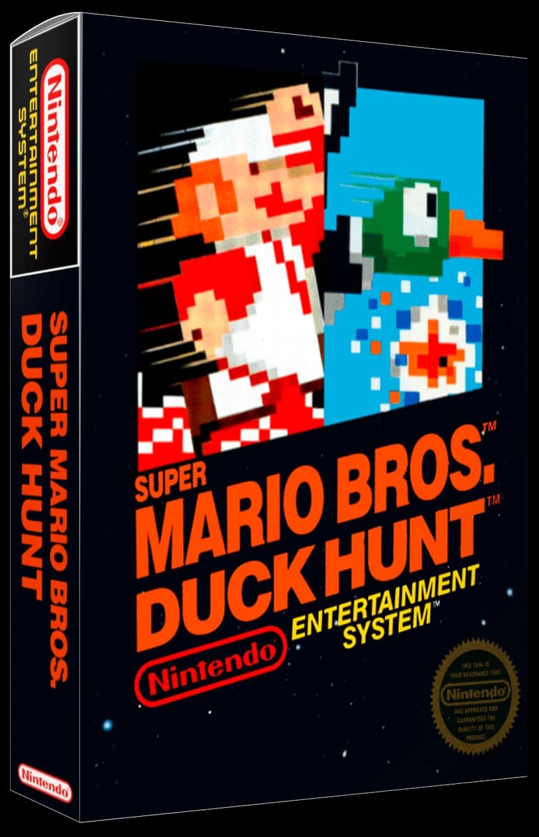 Super Mario Bros and Duck Hunt box art