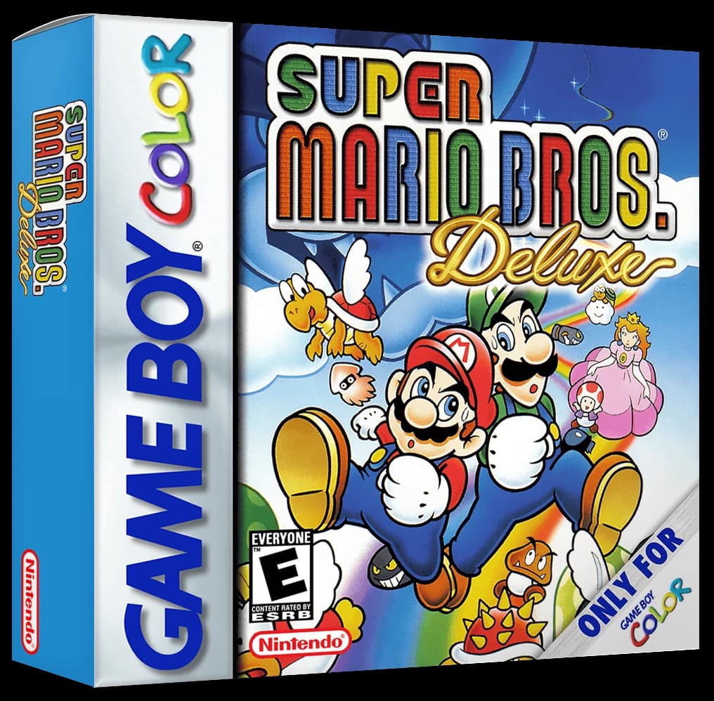 Super Mario Bros Deluxe box art