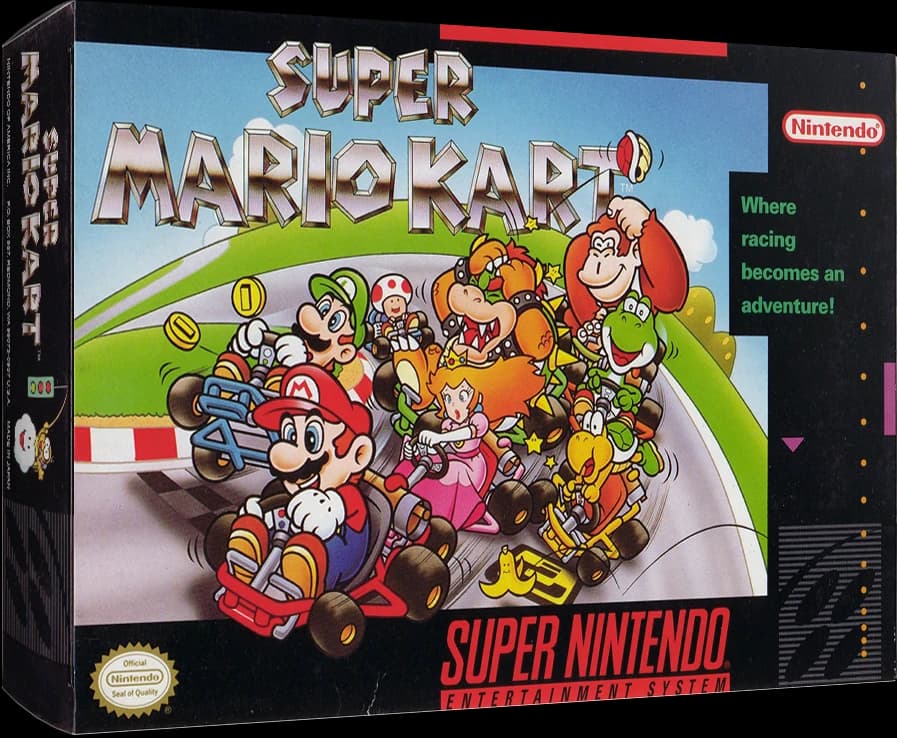 Super Mario Kart box art