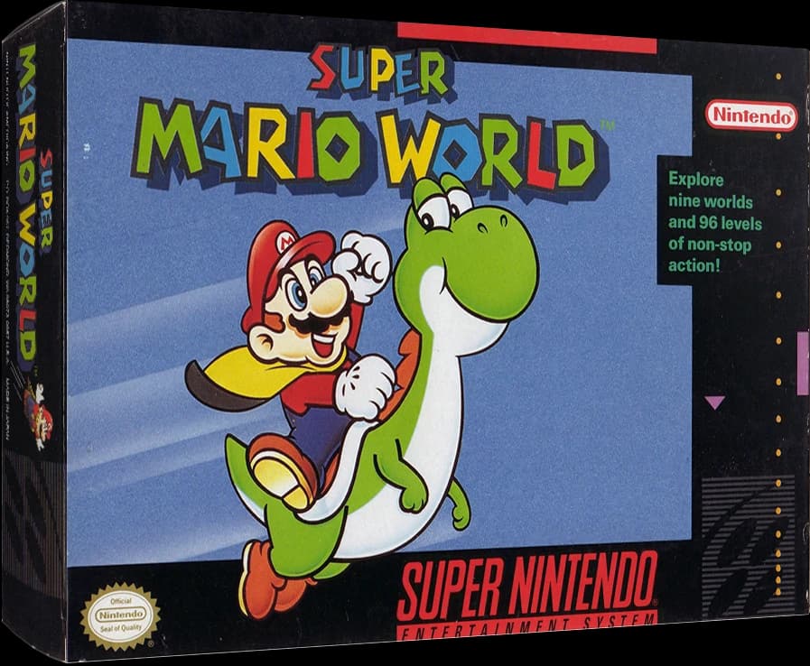 Super Mario World box art