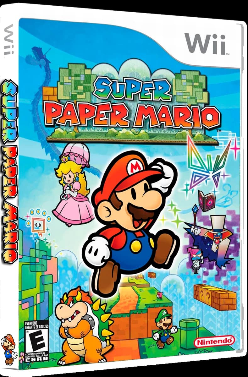Super Paper Mario box art