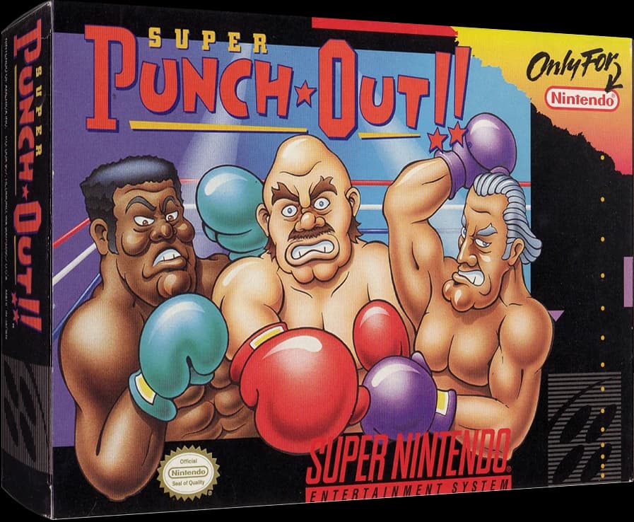 Super Punch Out 3D box (NA)