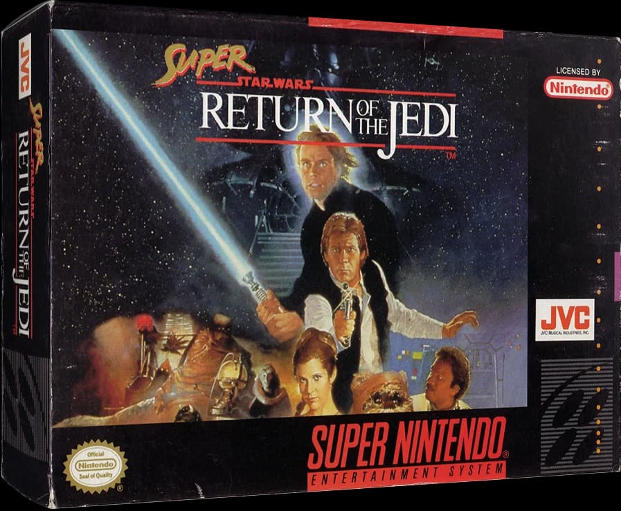 Super Star Wars Return of the Jedi box art