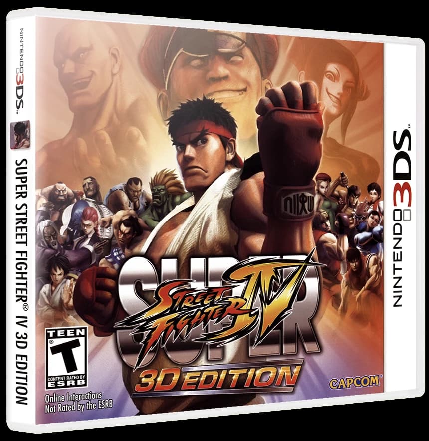 Super Street Fighter IV 3D Edition box art