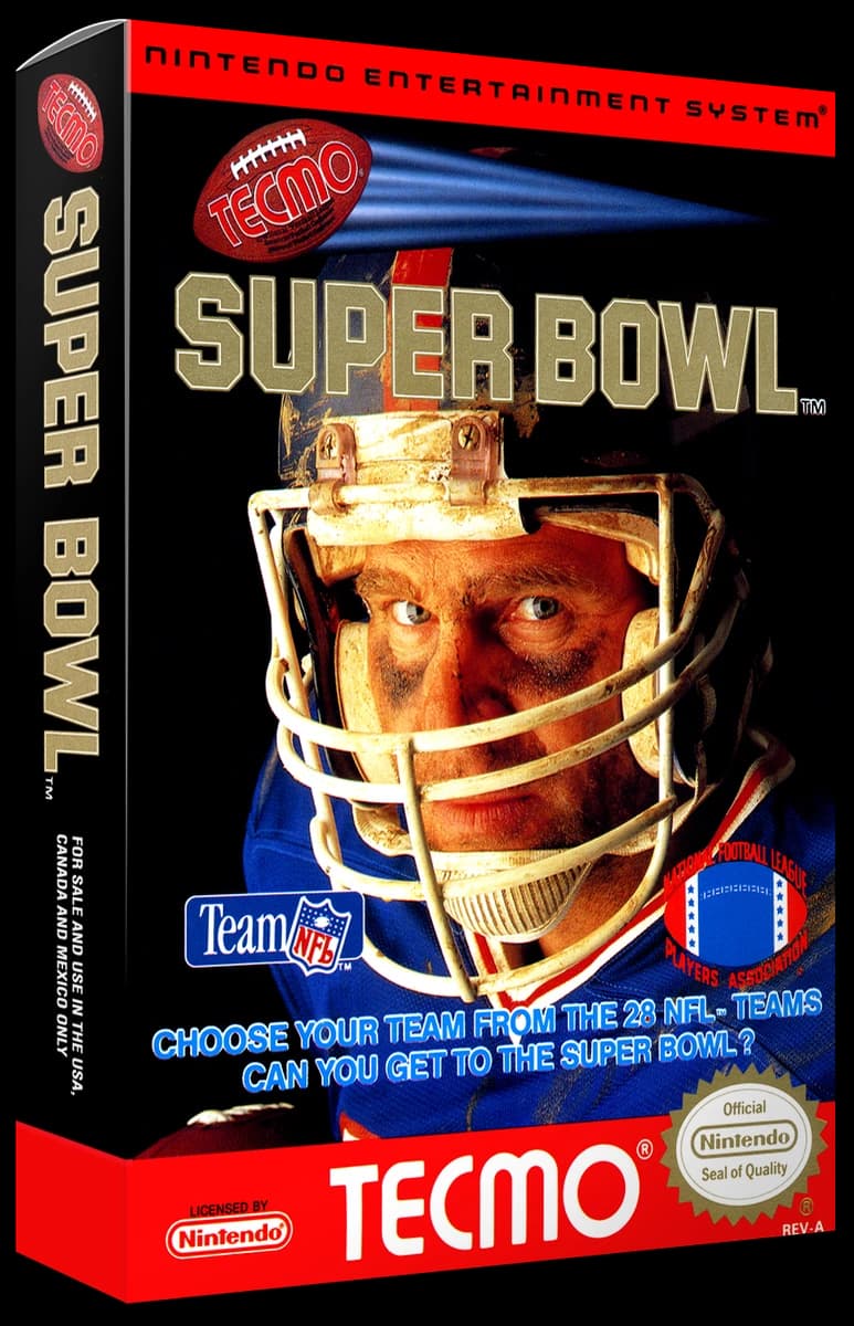 Tecmo Super Bowl 3D box (NA)