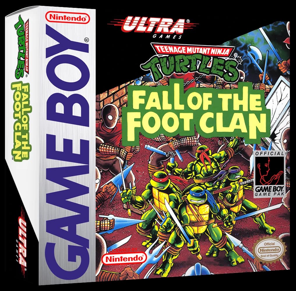 Teenage Mutant Ninja Turtles Fall of the Foot Clan box art