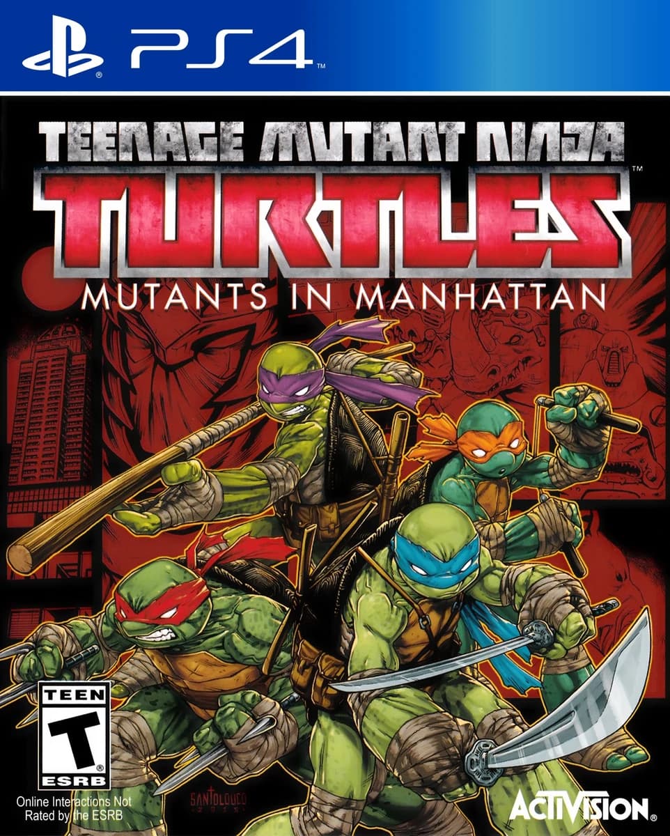 Teenage Mutant Ninja Turtles Mutants in Manhattan box art
