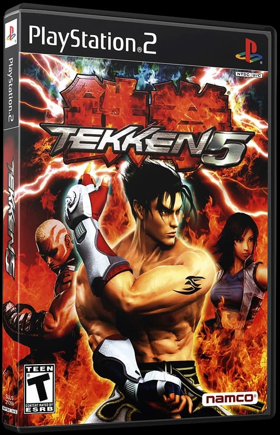 Tekken 5 3D box (NA)
