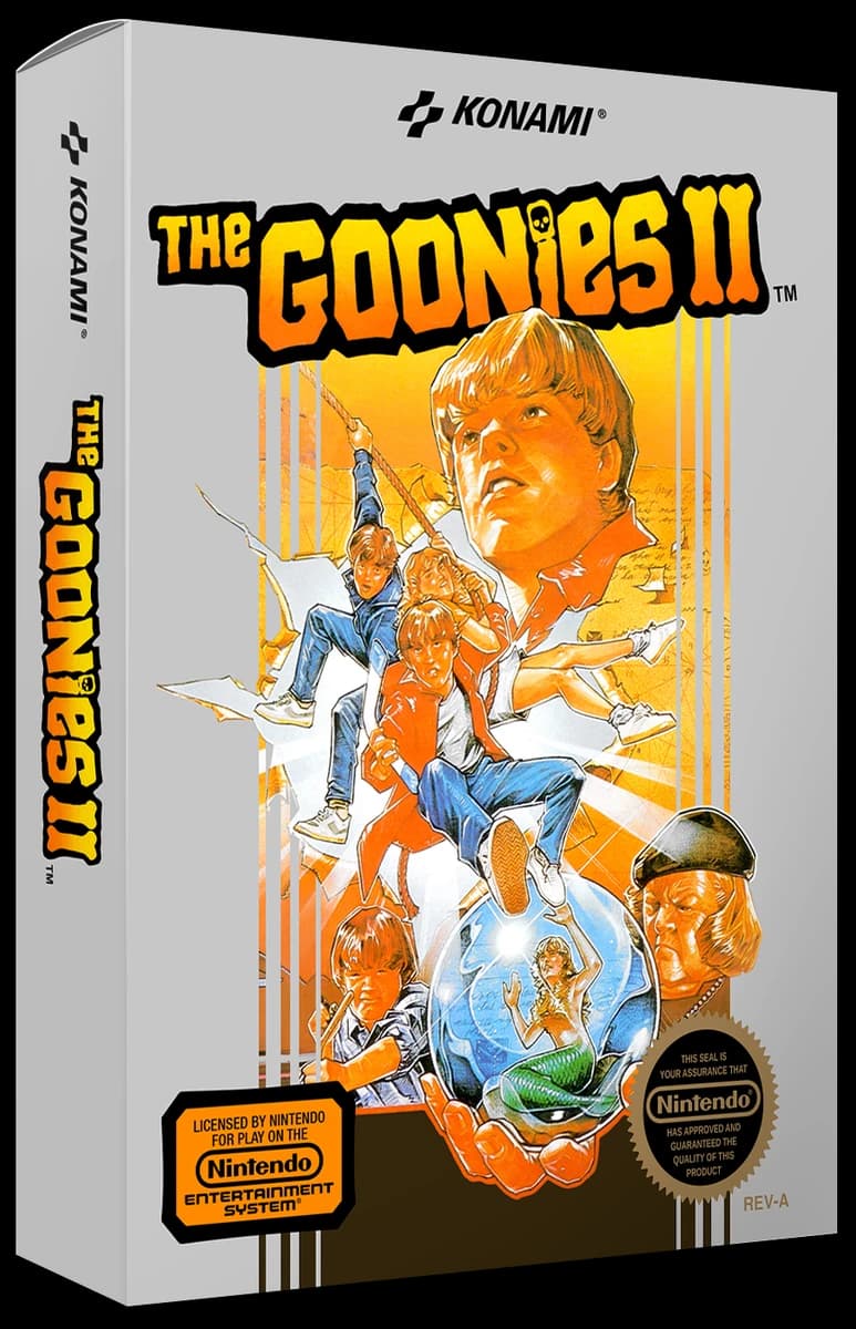 The Goonies II 3D box (NA)