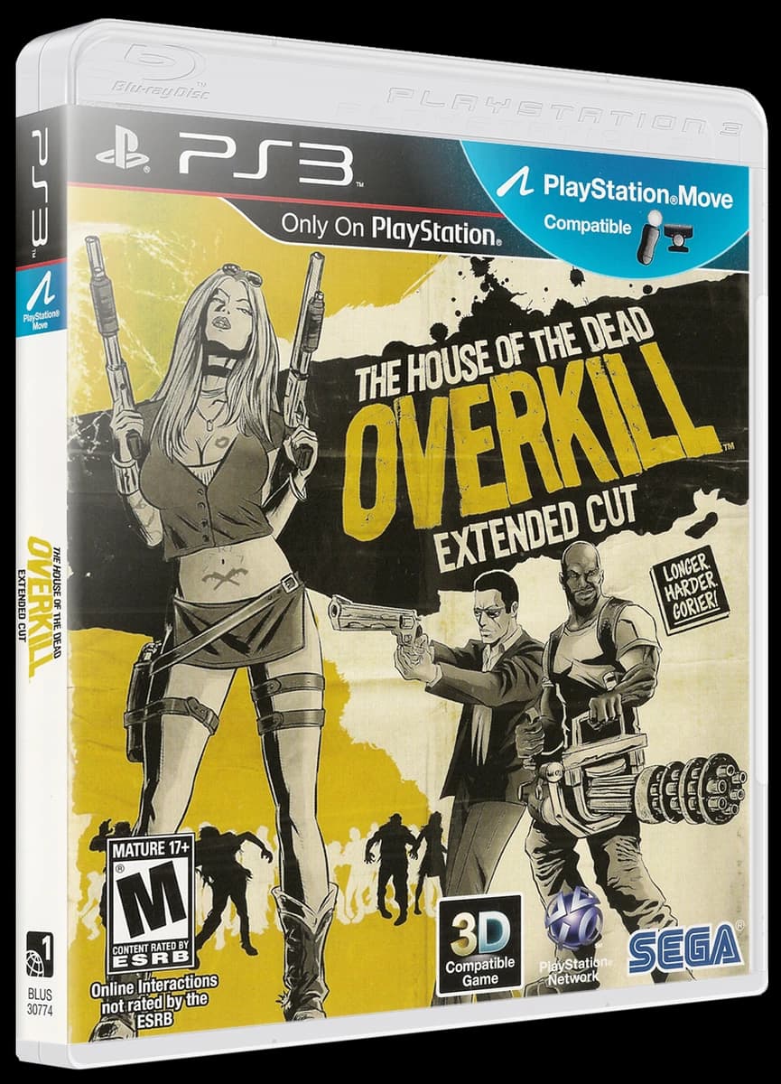 The House Of The Dead Overkill Extended Cut box art
