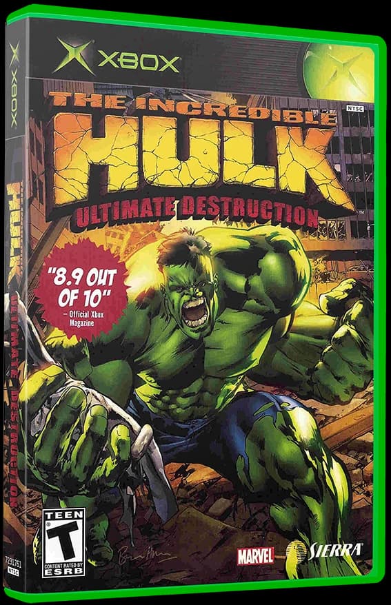 The Incredible Hulk Ultimate Destruction box art