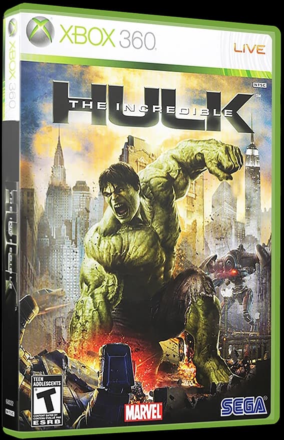 The Incredible Hulk 3D box (NA)