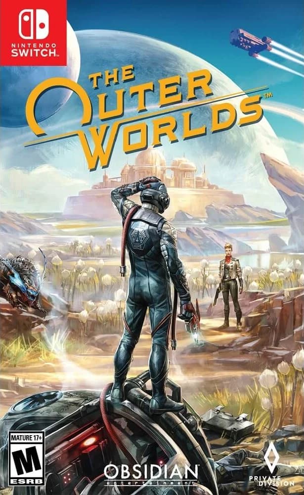 The Outer Worlds box front (NA)