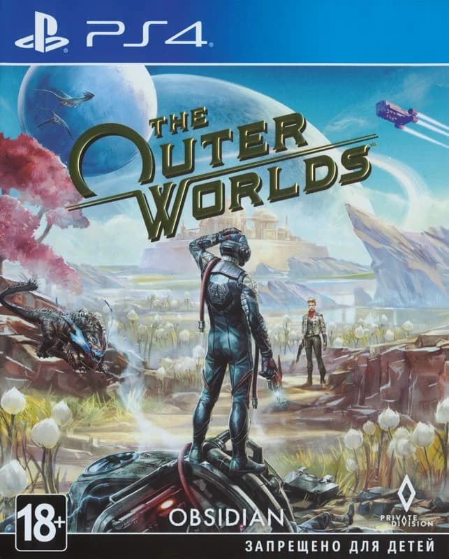 The Outer Worlds box art