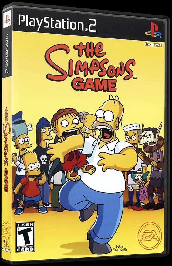 The Simpsons Game box art