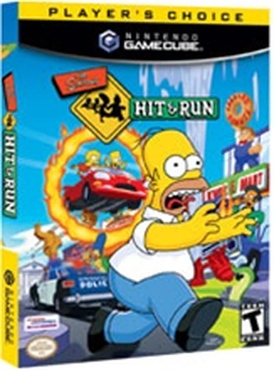 The Simpsons Hit and Run box art