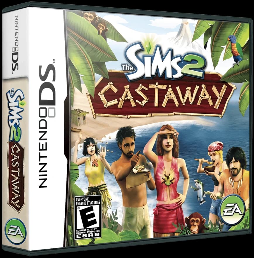 The Sims 2: Castaway box art