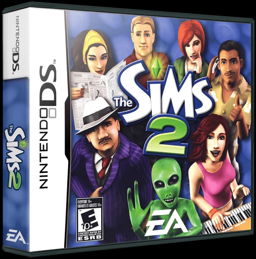 The Sims 2 box art