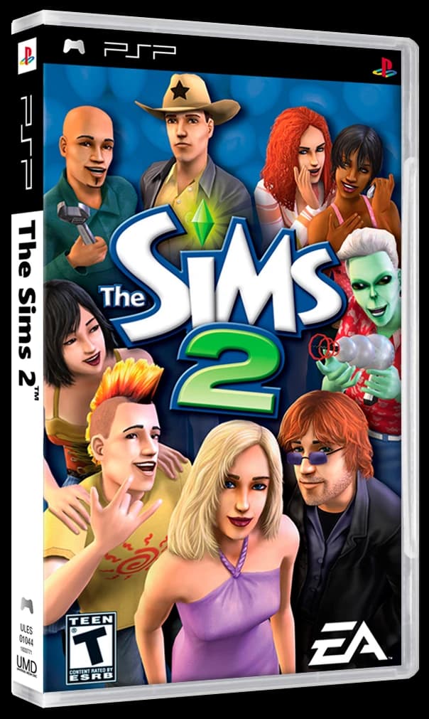 The Sims 2 3D box (NA)