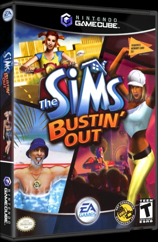 The Sims Bustin Out box art
