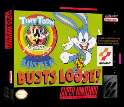 Tiny Toon Adventures Buster Busts Loose box art