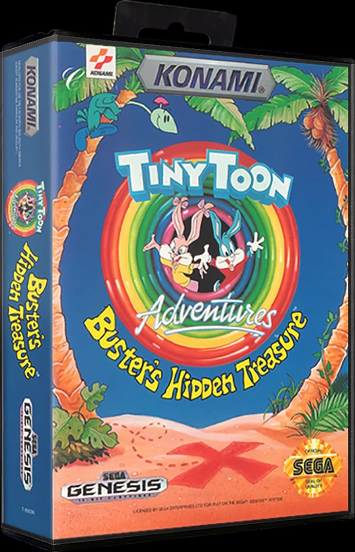 Tiny Toon Adventures Buster's Hidden Treasure box art