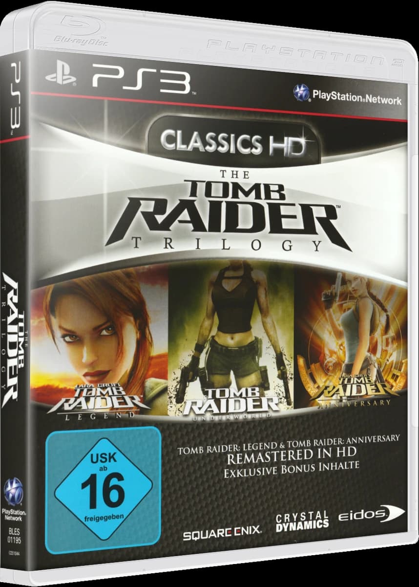 Tomb Raider Trilogy box art