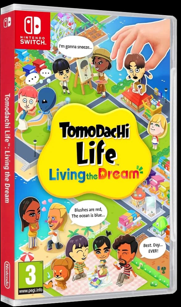 Tomodachi Life: Living The Dream box art