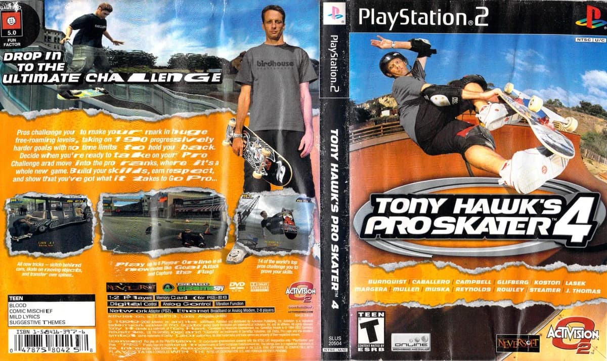 Tony Hawk 4 3D box (NA)
