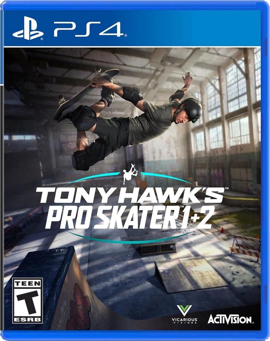 Tony Hawk's Pro Skater 1 and 2 box art