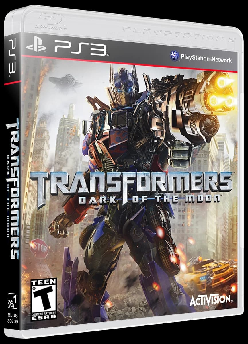 Transformers: Dark of the Moon box art