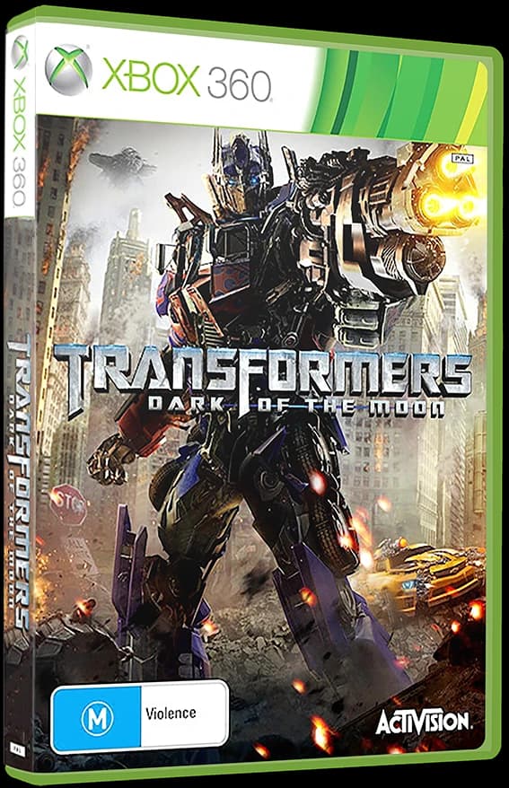 Transformers: Dark of the Moon box art