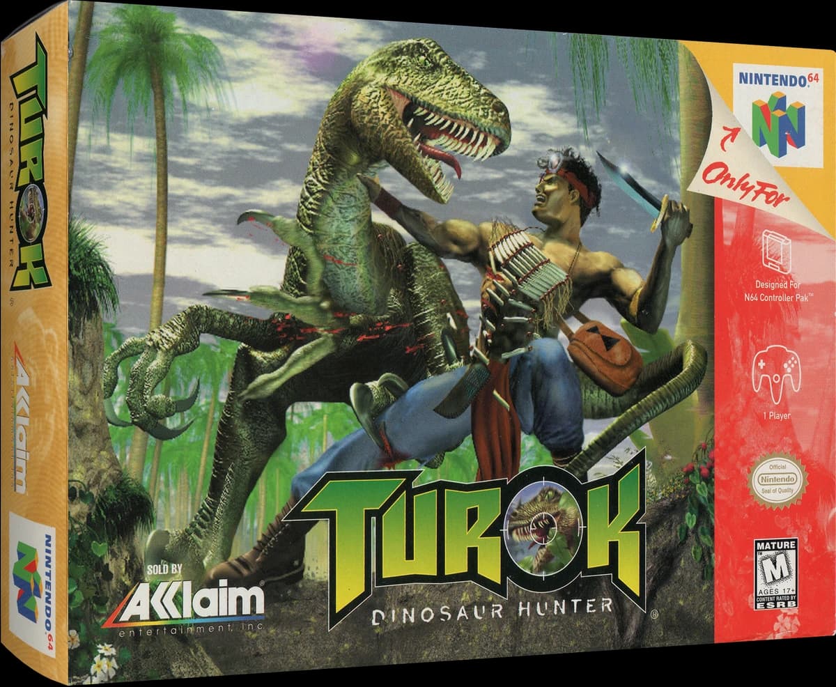 Turok Dinosaur Hunter box art