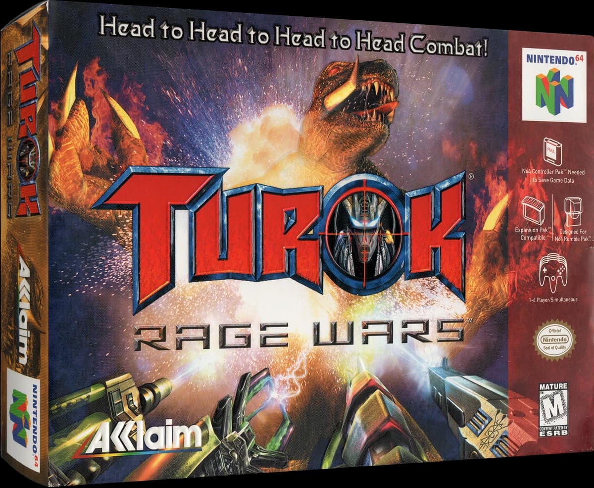 Turok Rage Wars 3D box (NA)