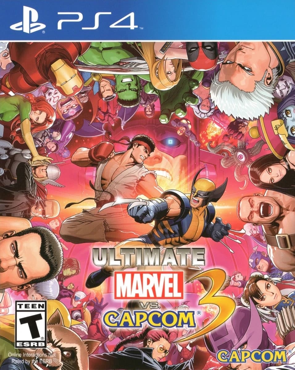 Ultimate Marvel vs Capcom 3 box art
