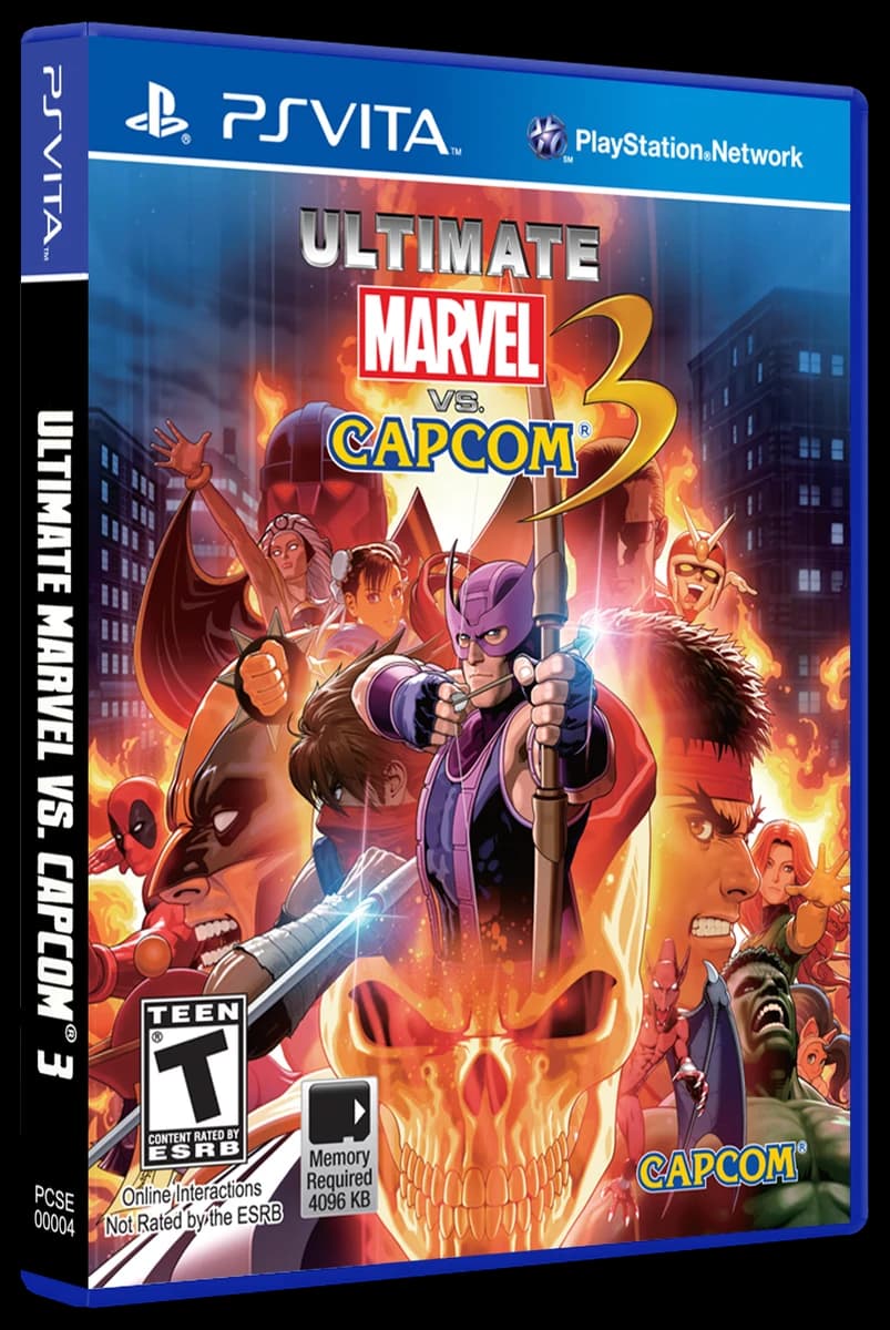 Ultimate Marvel vs Capcom 3 box art