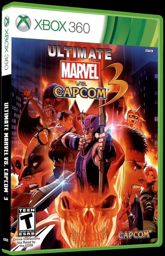 Ultimate Marvel vs Capcom 3 box art