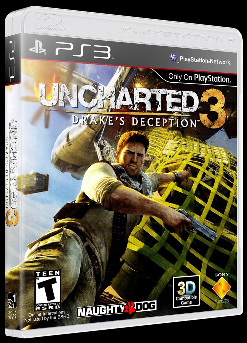 Uncharted 3: Drake's Deception box art