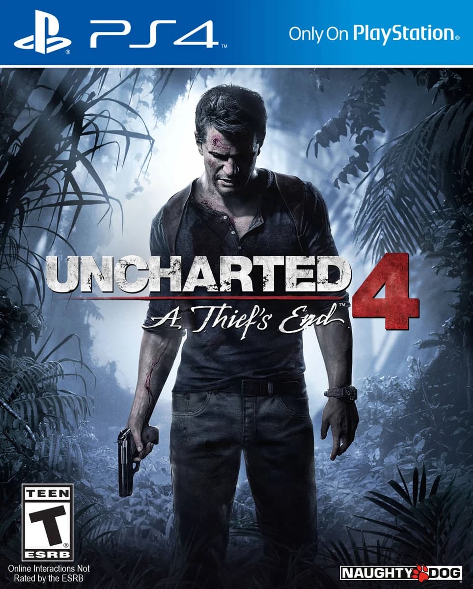Uncharted 4 A Thief's End box art