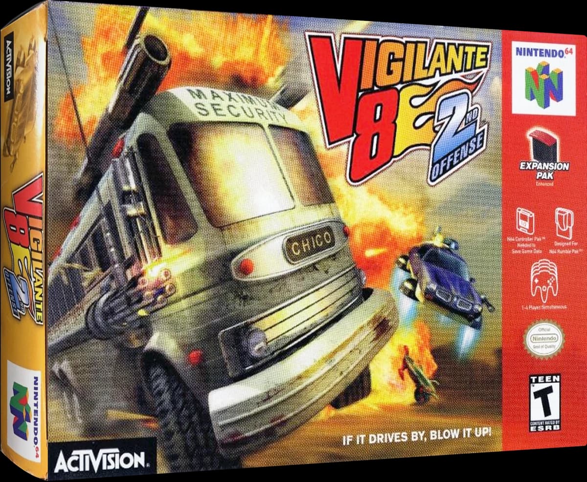 Vigilante 8 2nd Offense box art