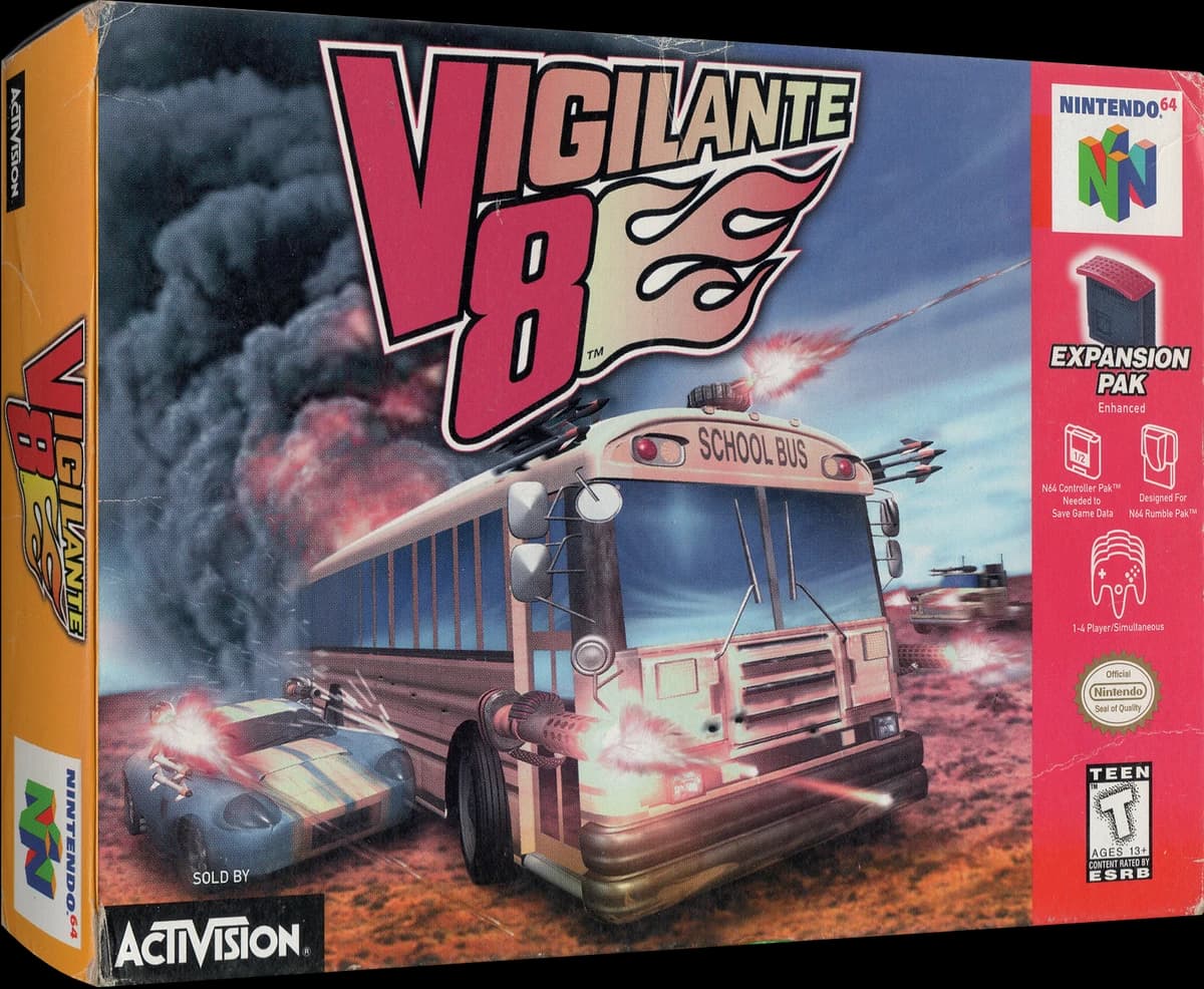 Vigilante 8 box art