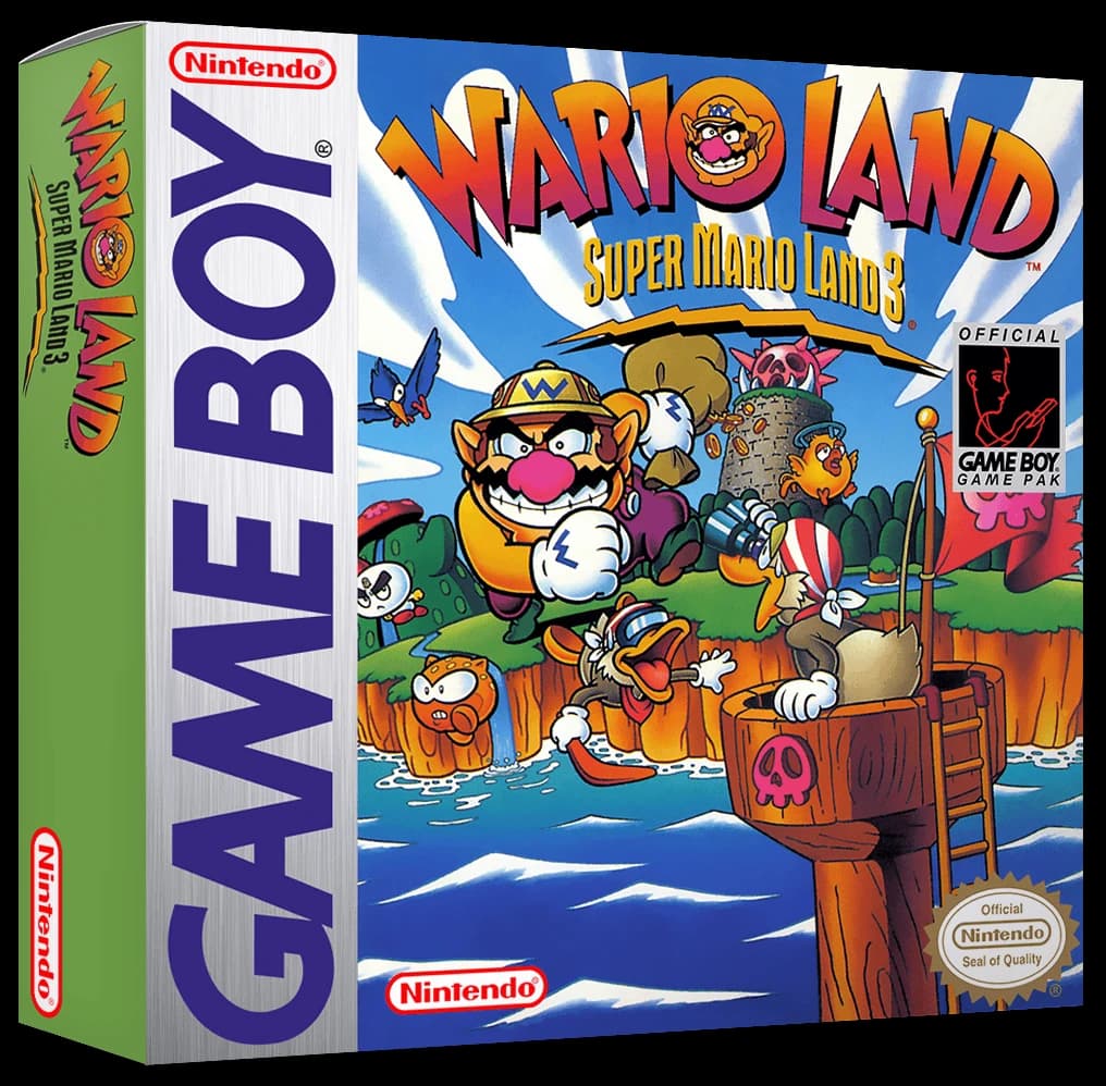 Wario Land Super Mario Land 3 box art