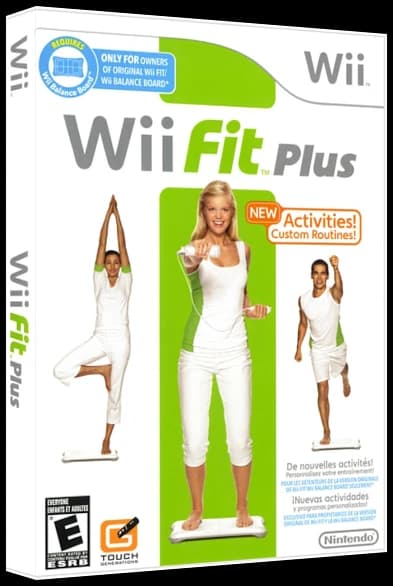 Wii Fit Plus 3D box (NA)