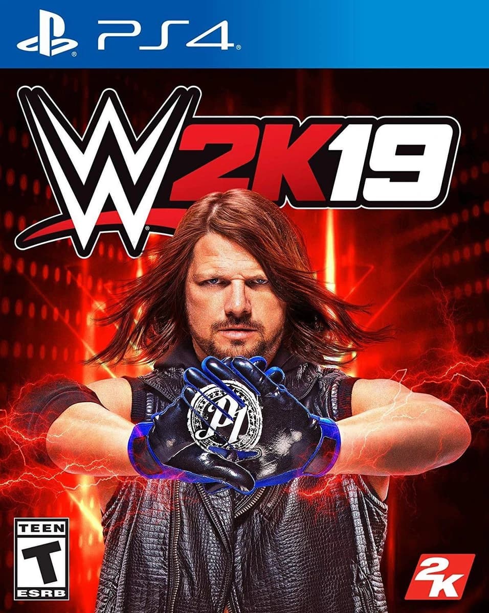 WWE 2K19 box art