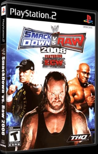WWE Smackdown vs. Raw 2008 box art